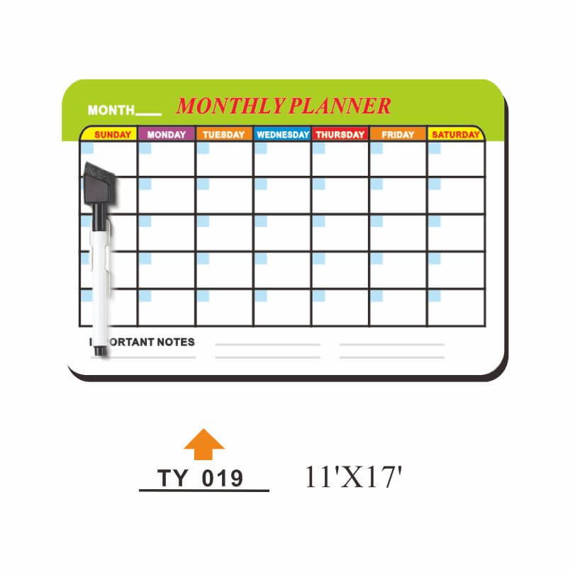 CW-018 Customizable cycle writing board - CW-018