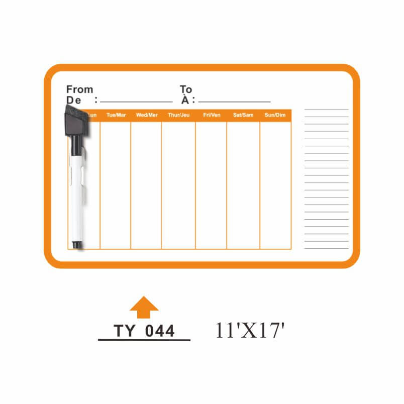 CW-025 Customizable cycle writing board - CW-025