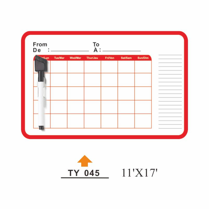 CW-026 Customizable cycle writing board - CW-026