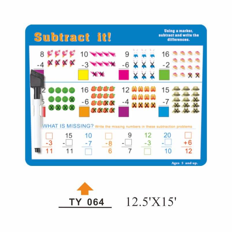 CW-040 Customizable cycle writing board - CW-040