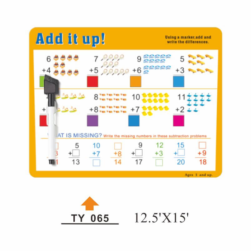 CW-041 Customizable cycle writing board - CW-041