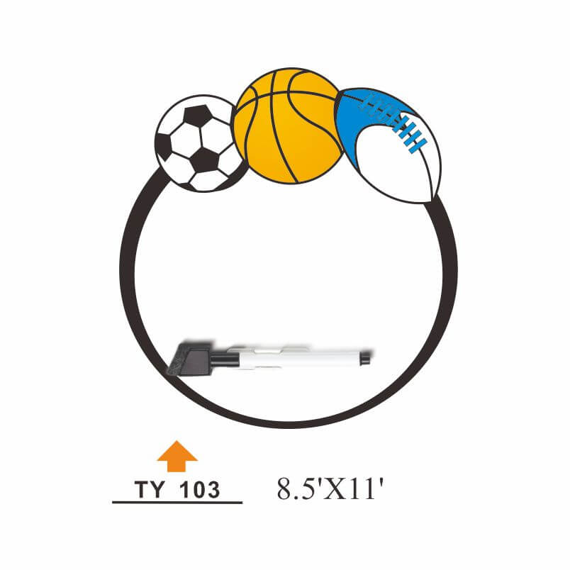 EWB-001 Special shape EVA writing board - EWB-001