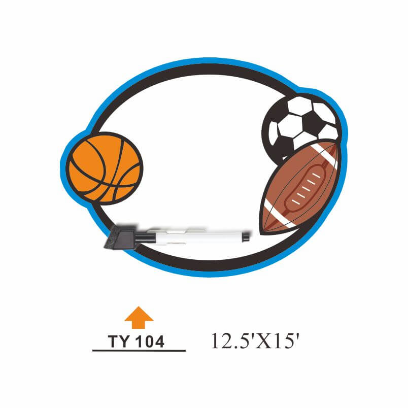 EWB-002 Special shape EVA writing board - EWB-002