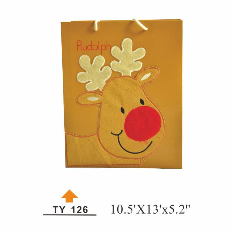 HB-002 customizable handle paper bag - HB-002