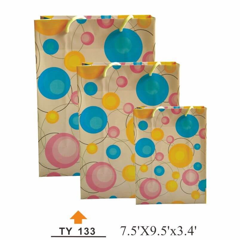 HB-008 custom handle paper bag - HB-008