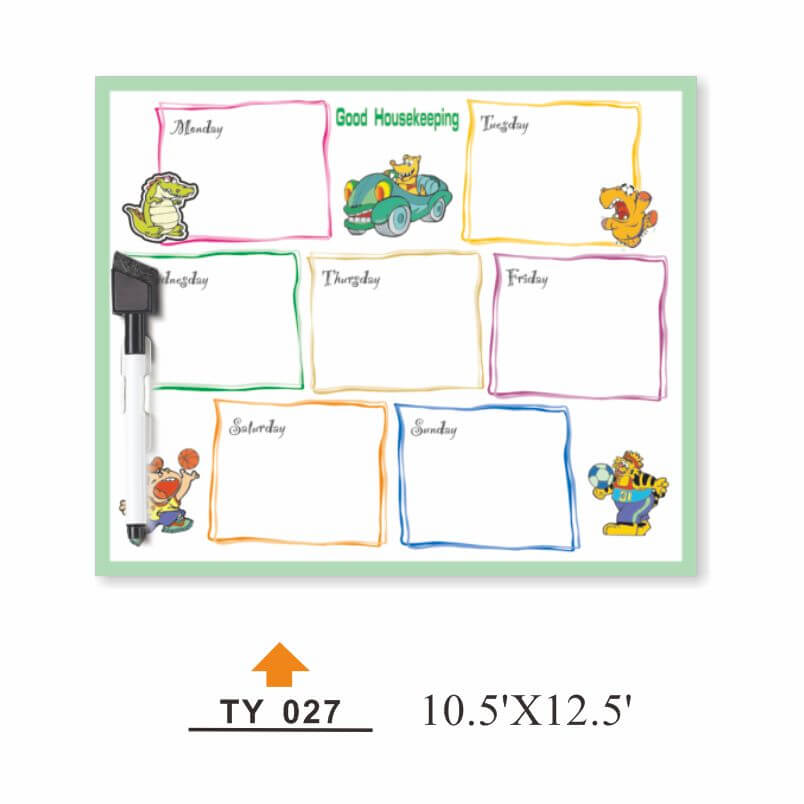 PW-003 Customizable PVC writing board - PW-003